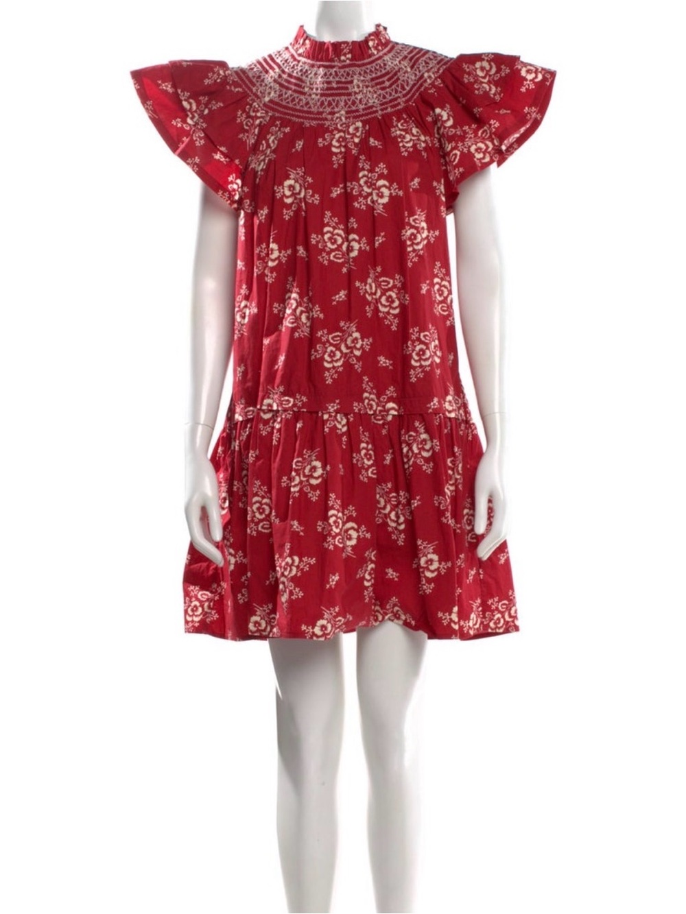Sea New York Floral Smocked Yoke Dress